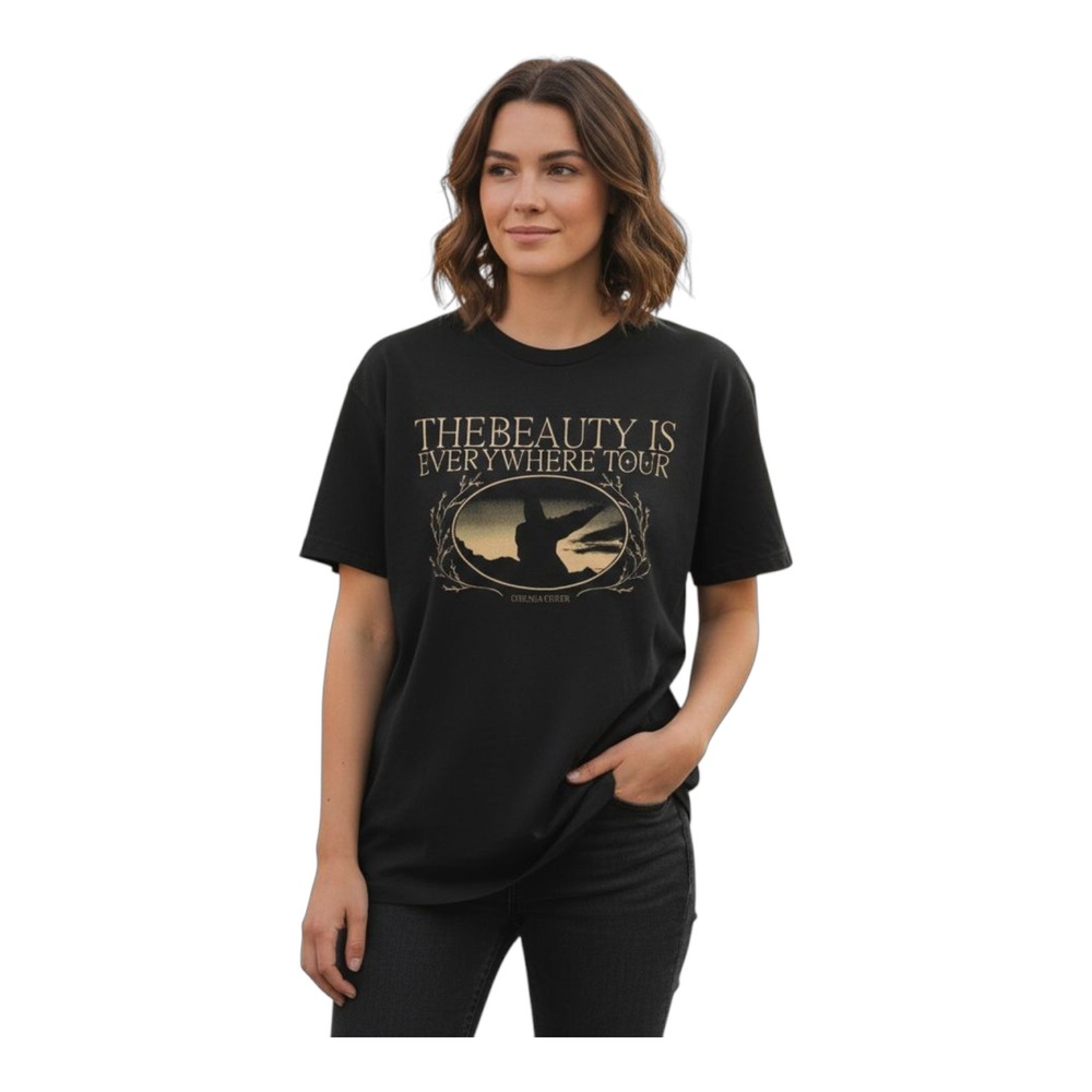 Chelsea Cutler The Beauty Is Everywhere Tour Black Women's Concert T-Shirt XL